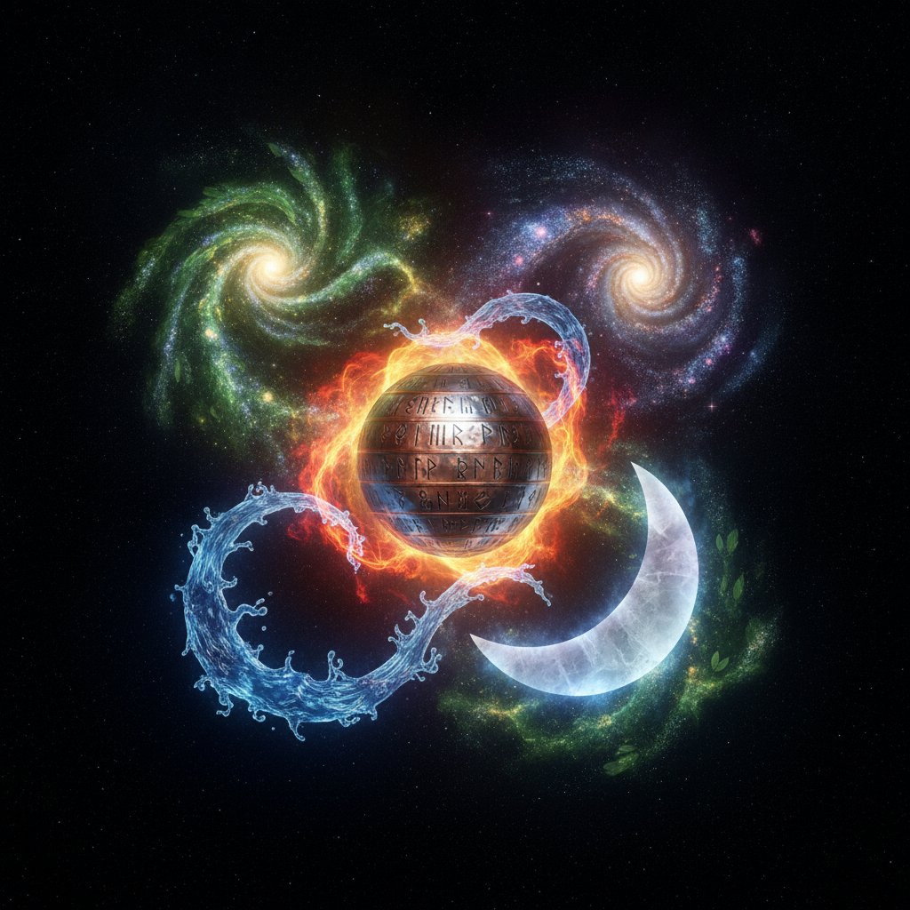 Saju Analysis: Geopolitical Tension and Cosmic Elements