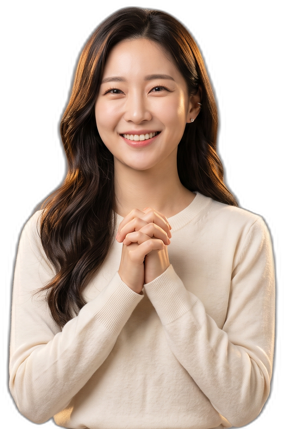 위로가 필요할 때 찾는 부자사주닷넷 - 따뜻하게 응원하는 여성